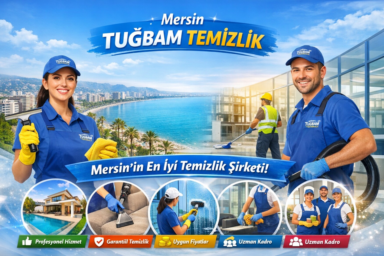 Mersin de En İyi Temizlik Şirketi Tuğbam Temizlik ile Kusursuz Hijyen Deneyimi